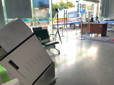 太赫兹“无接触测温安防机”科技助力深圳医院抗“疫”第一线